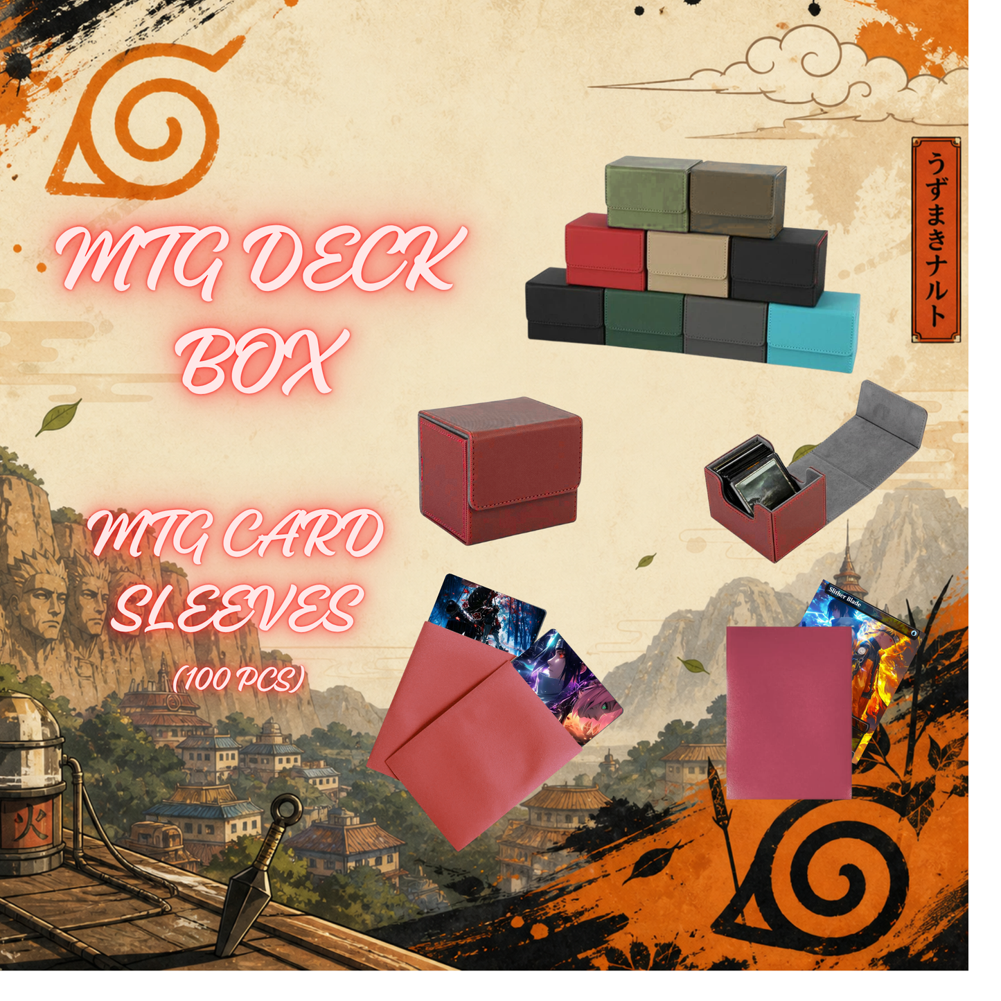 Naruto MTG Proxy Commander Deck