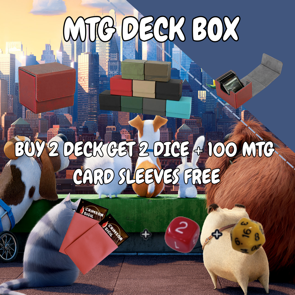 The Secret Life of Pets MTG Proxy Commander Deck