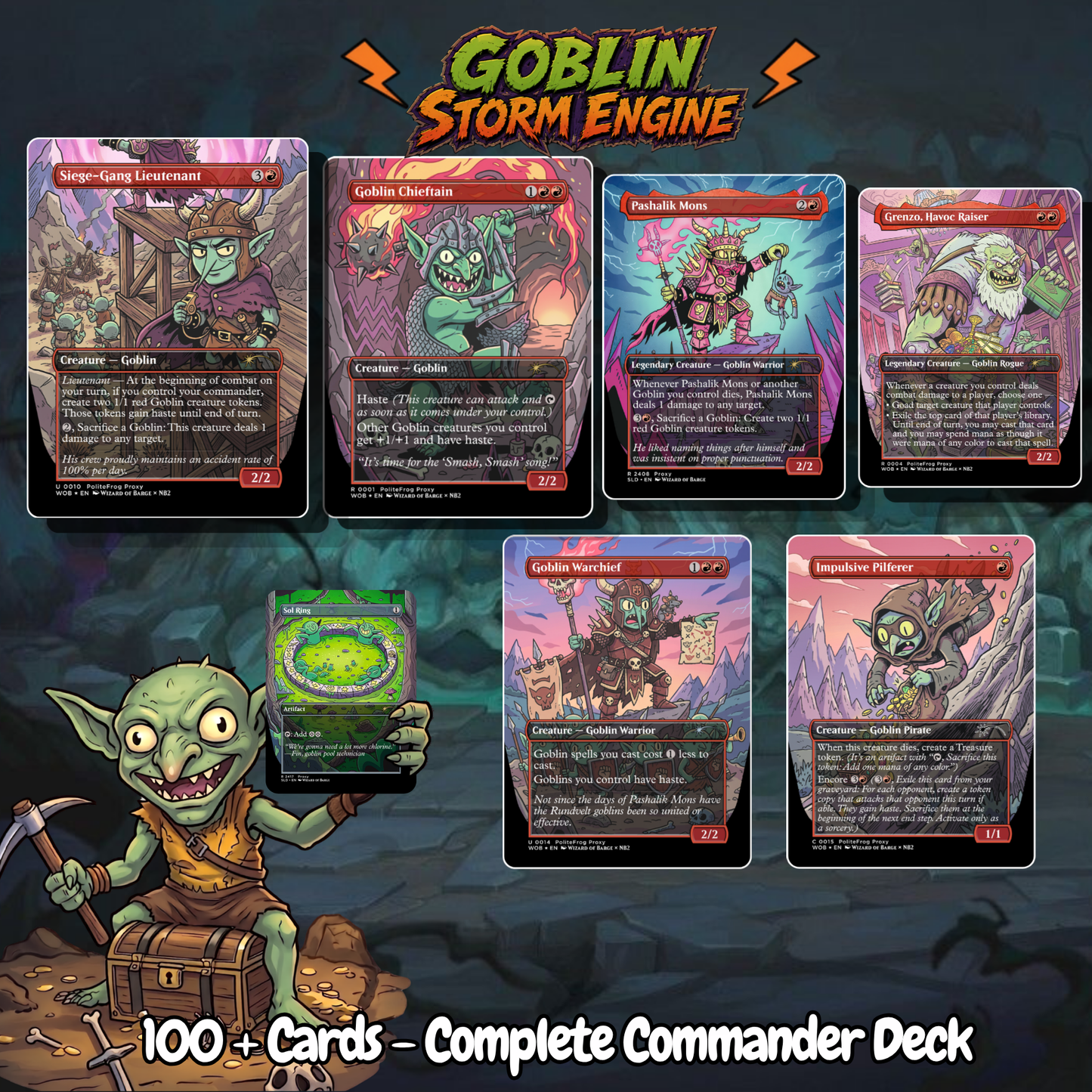 Goblin Storm Engine MTG Proxy Deck