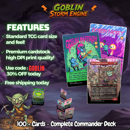 Goblin Storm Engine MTG Proxy Deck