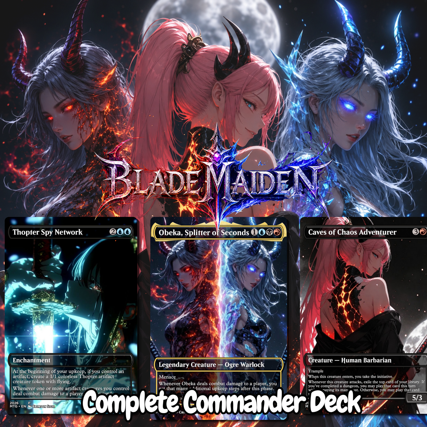 Blade Maiden MTG Proxy Commander Deck