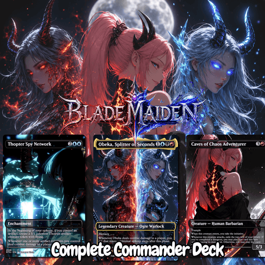 Blade Maiden MTG Proxy Commander Deck showcasing high-quality mtg proxy cards for Magic: The Gathering enthusiasts.