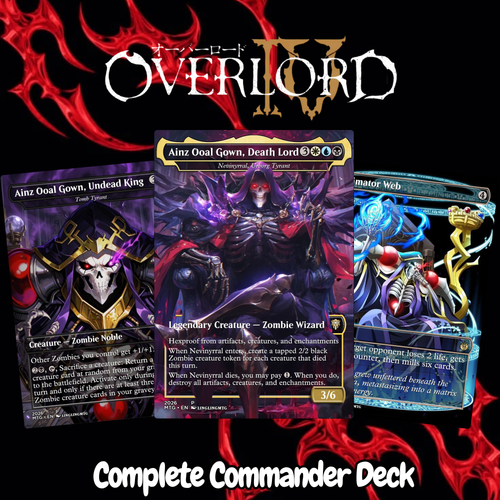 OverLord MTG Proxy Commander Deck