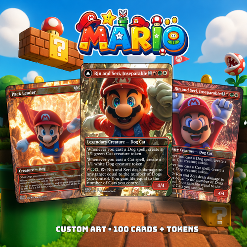 Mario MTG Proxy Commander Deck