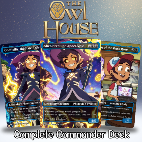 The Owl House Sheoldred MTG Proxy Commander Deck
