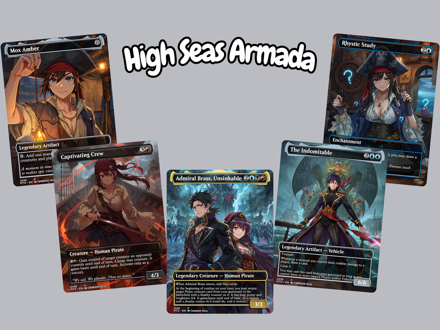 High Seas Armada MTG Proxy Commander Deck