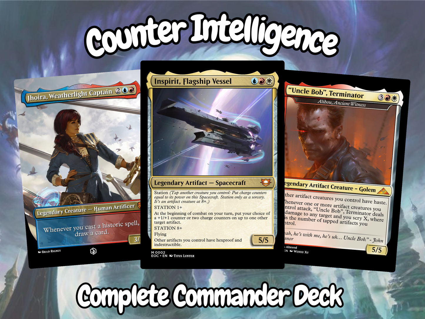 Counter Intelligence MTG Proxy Commander Deck