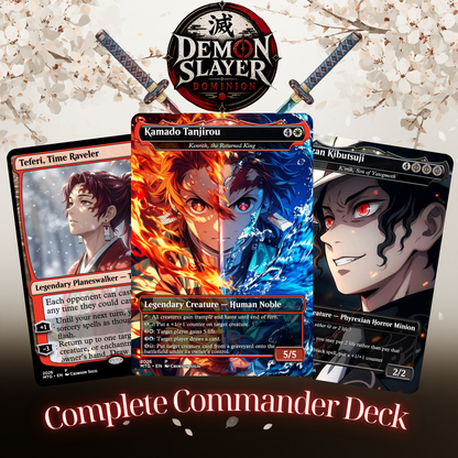 Demon Slayer Dominion MTG Proxy Commander Deck
