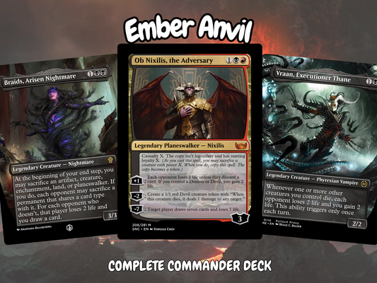 Ember Anvil MTG Proxy Commander Deck