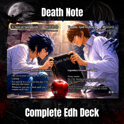 Death Note MTG Proxy Commander Deck
