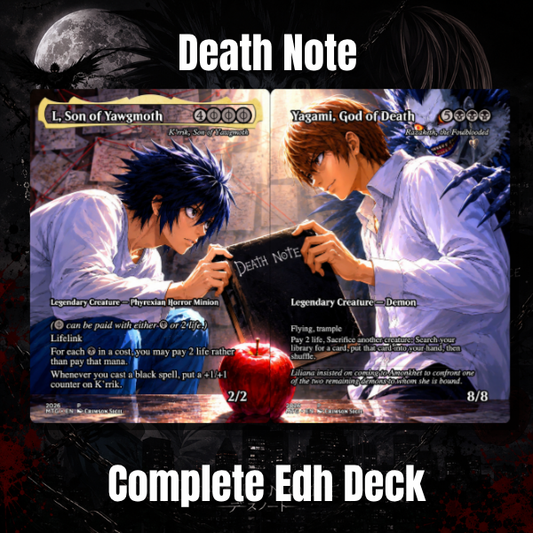 Death Note MTG Proxy Commander Deck