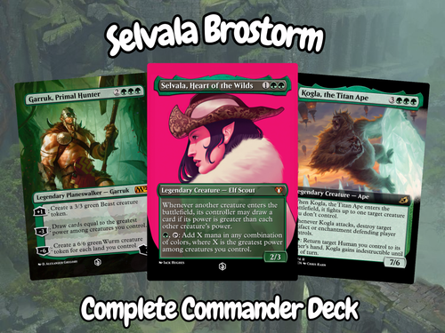 Selvala Brostorm MTG Proxy Commander Deck