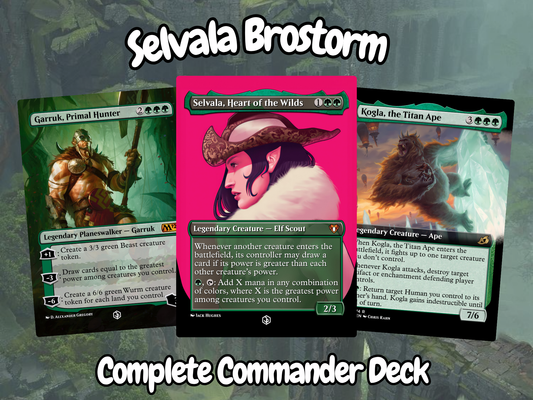 Selvala Brostorm MTG Proxy Commander Deck