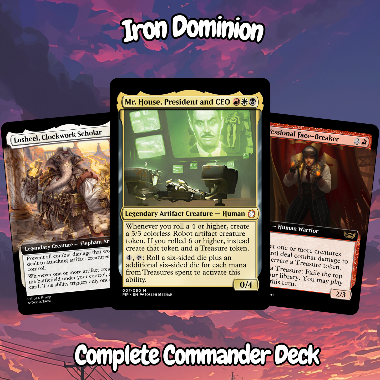 Iron Dominion MTG Proxy Commander Deck