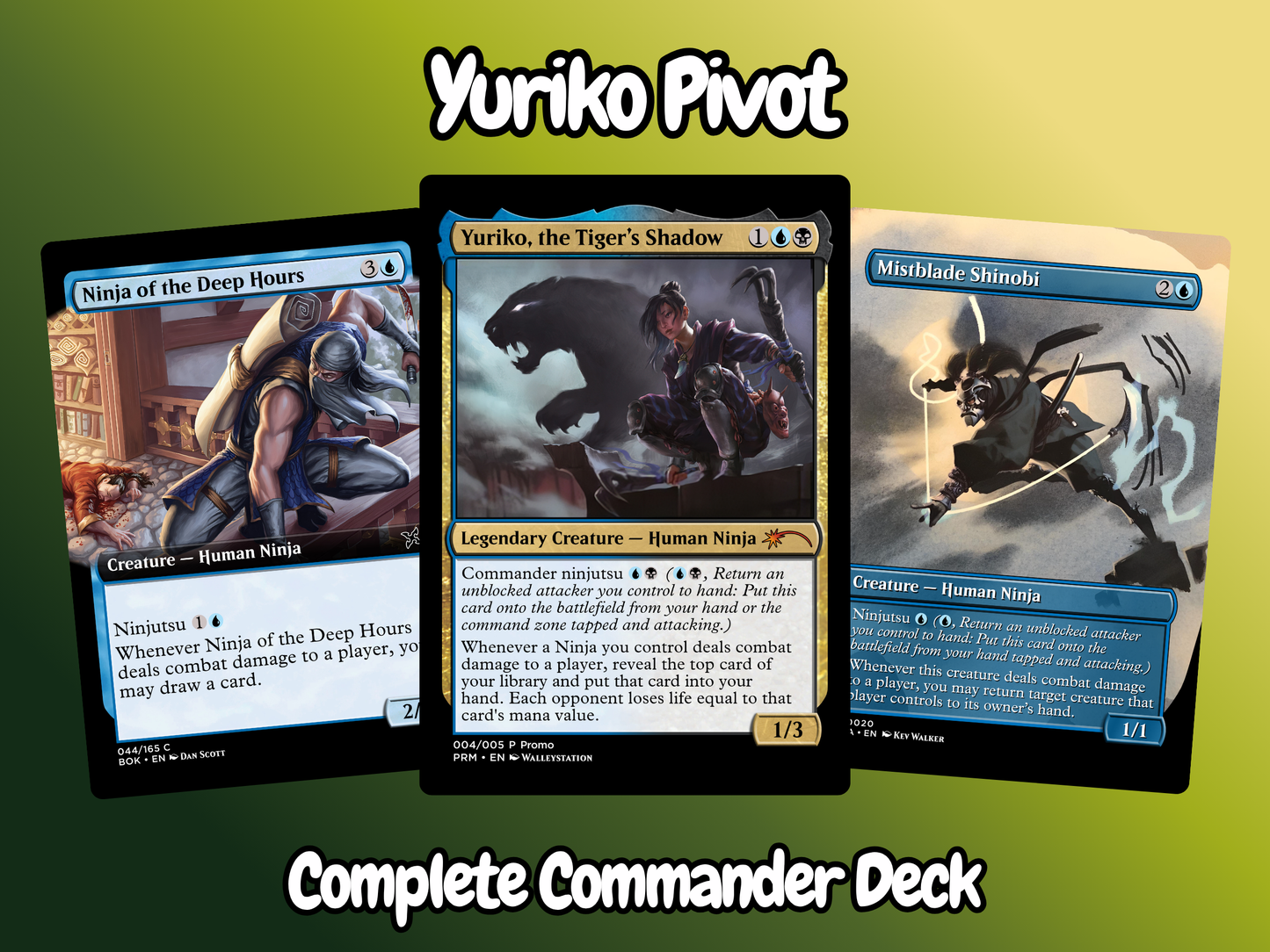 Yuriko Pivot MTG Proxy Commander Deck