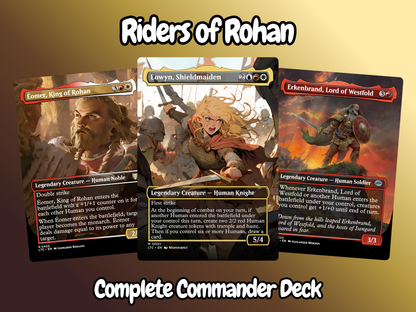 Riders of Rohan MTG Proxy Commander Deck