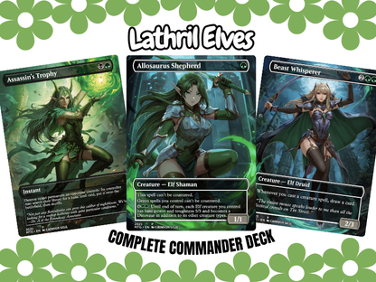 Lathril Elves MTG Proxy Commander Deck