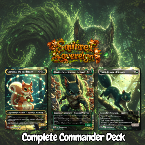 Squirrel Sovereign MTG Proxy Commander Deck