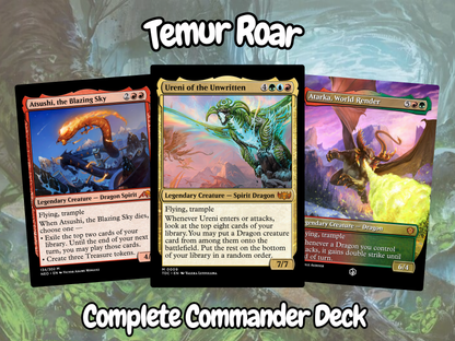 Temur Roar MTG Proxy Commander Deck