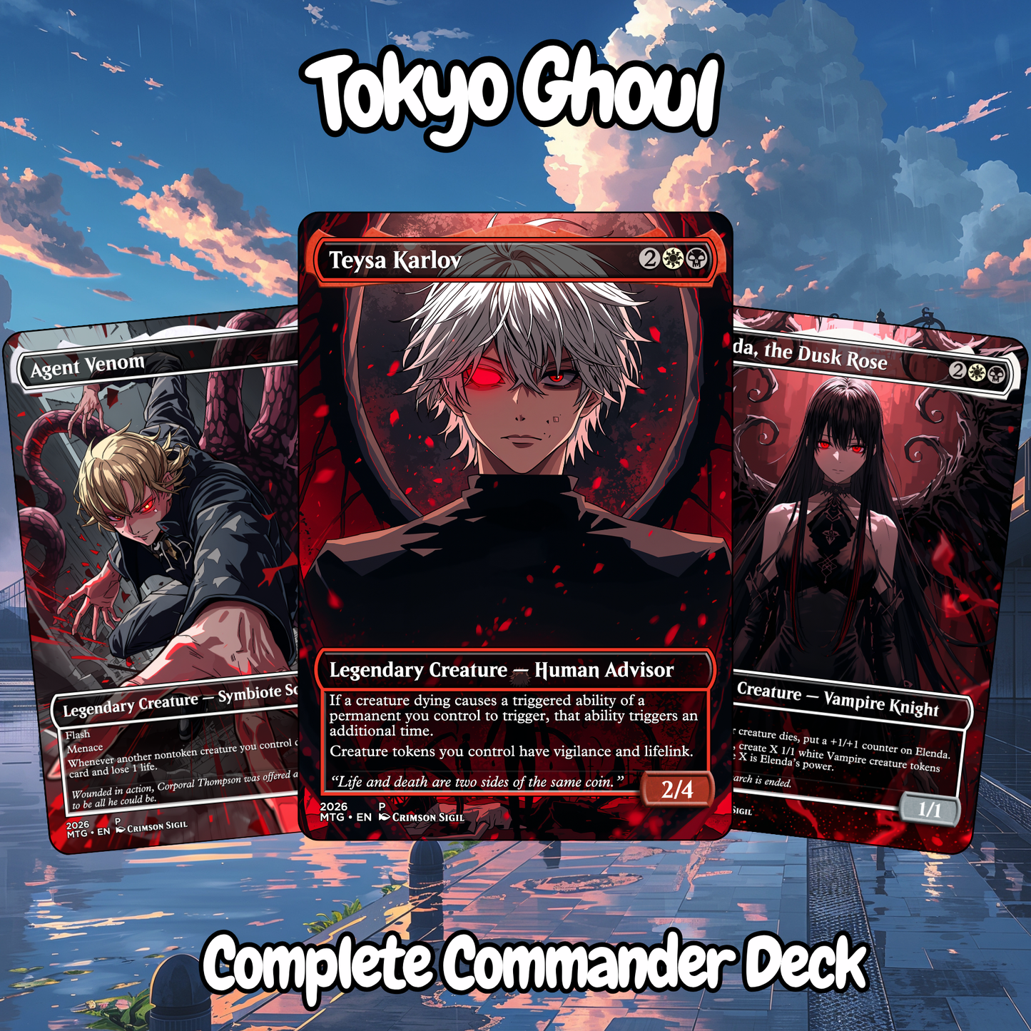 Tokyo Ghoul MTG Proxy Commander Deck
