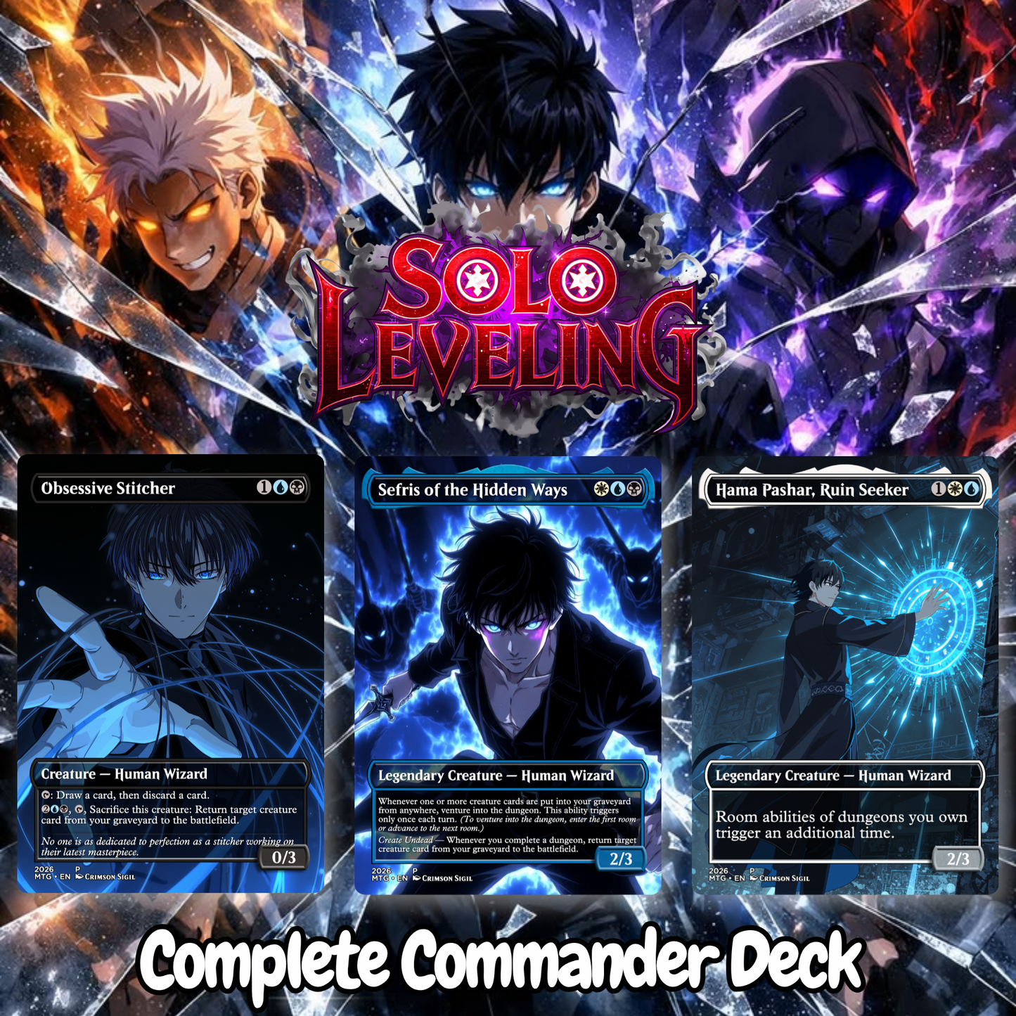 Solo Leveling MTG Proxy Commander Deck