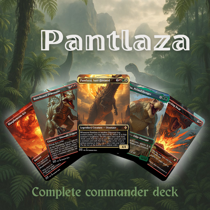 Pantlaza Dinosaurs MTG Proxy Commander Deck