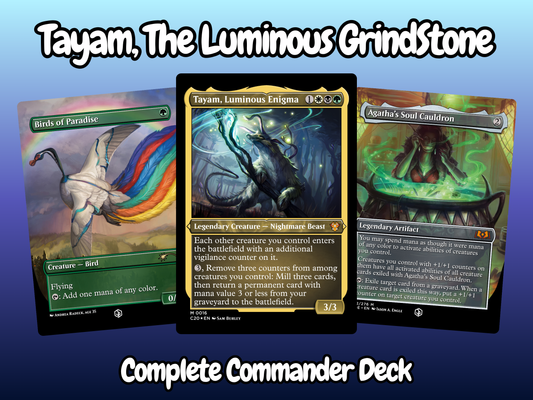 Tayam, The Luminous GrindStone MTG Proxy Commander Deck