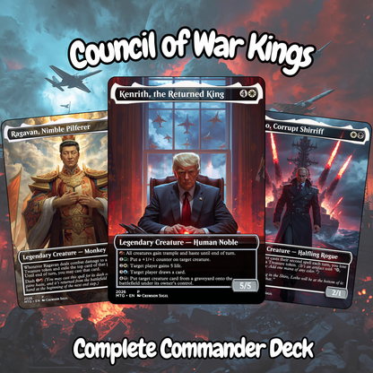 Council Of War Kings MTG Proxy Commander Deck