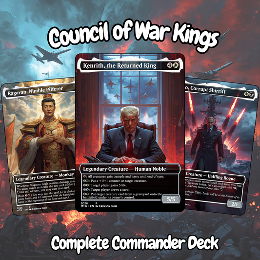 Council Of War Kings MTG Proxy Commander Deck