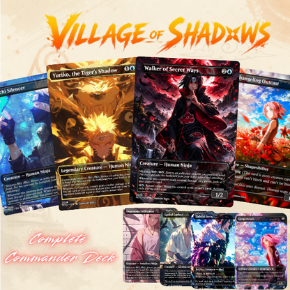 Village of Shadows MTG Proxy Commander Deck