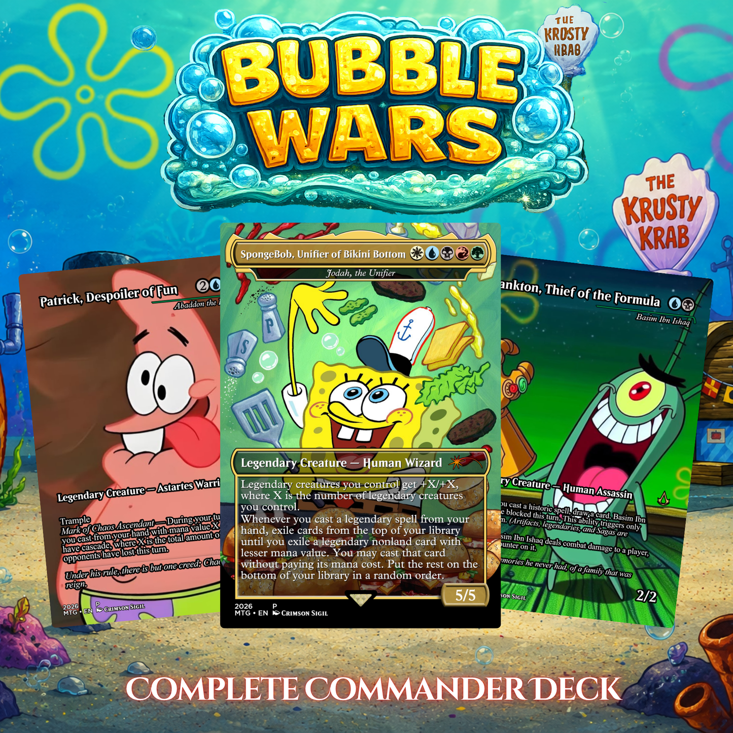 Bubble Wars MTG Proxy Commander Deck