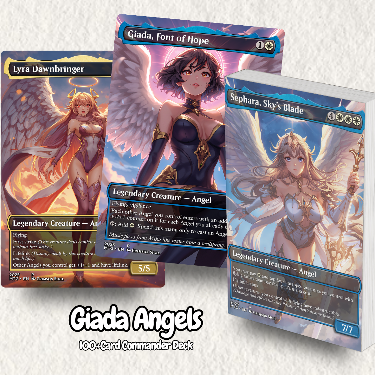 Giada Angels MTG Proxy Commander Deck