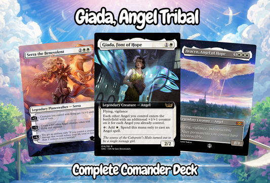 Giada, Angel Tribal MTG Proxy Commander Deck
