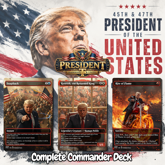 President Leadership & Unity MTG Proxy Commander Deck