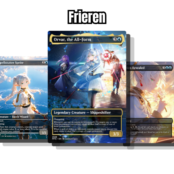 Frieren MTG Proxy Commander Deck