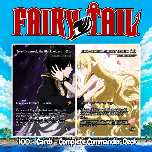 Fairy Tail MTG Proxy Commander Deck
