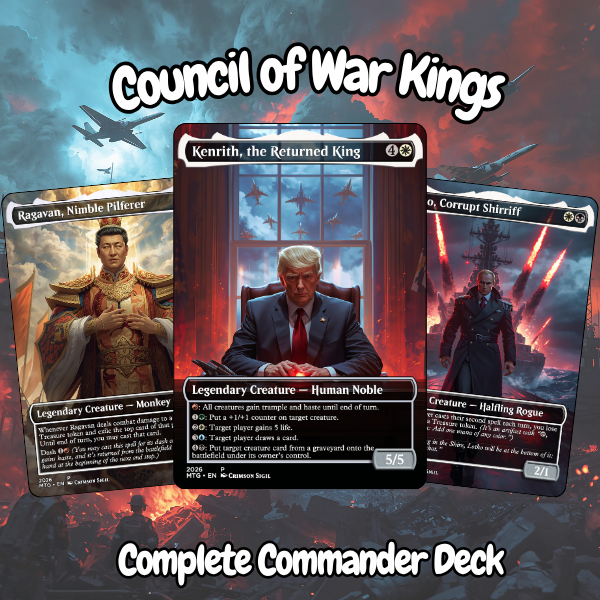 Council of War Kings MTG Proxy Commander Deck