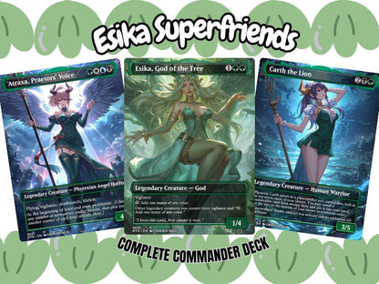 Esika Superfriends Angels MTG Proxy Commander Deck