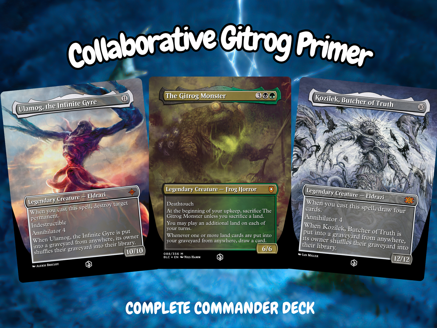 Collaborative Gitrog Primer MTG Proxy Commander Deck