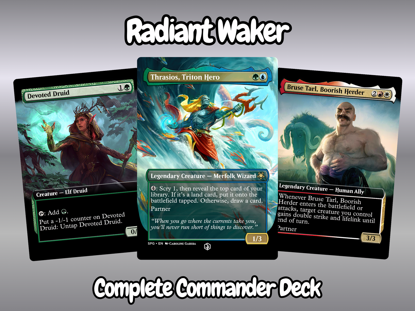 Radiant Waker MTG Proxy Commander Deck