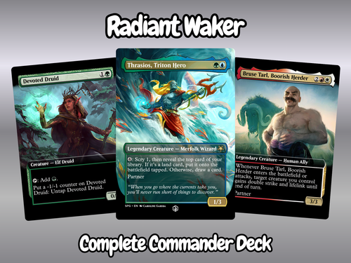 Radiant Waker MTG Proxy Commander Deck