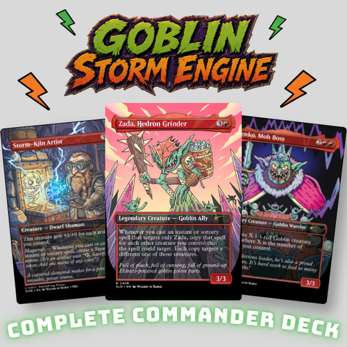 Goblin Storm Engine MTG Proxy Commander Deck