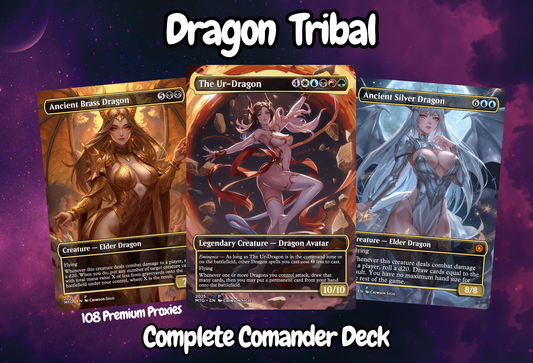 Dragon Tribal MTG Proxy Commander Deck