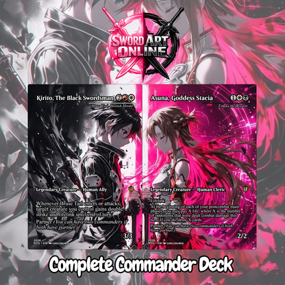 Sword Art Online MTG Proxy Commander Deck