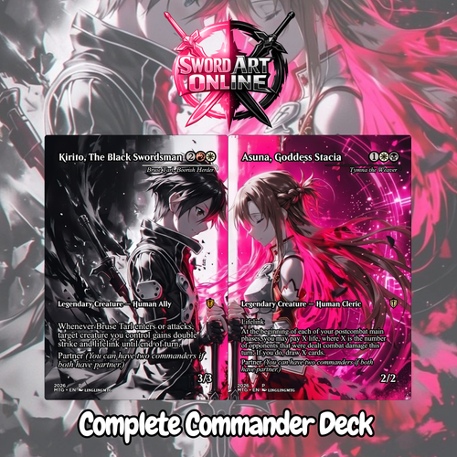 Sword Art Online MTG Proxy Commander Deck