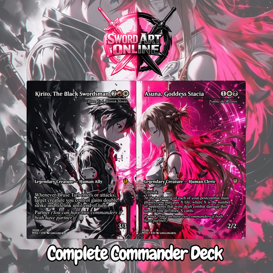 Sword Art Online MTG Proxy Commander Deck