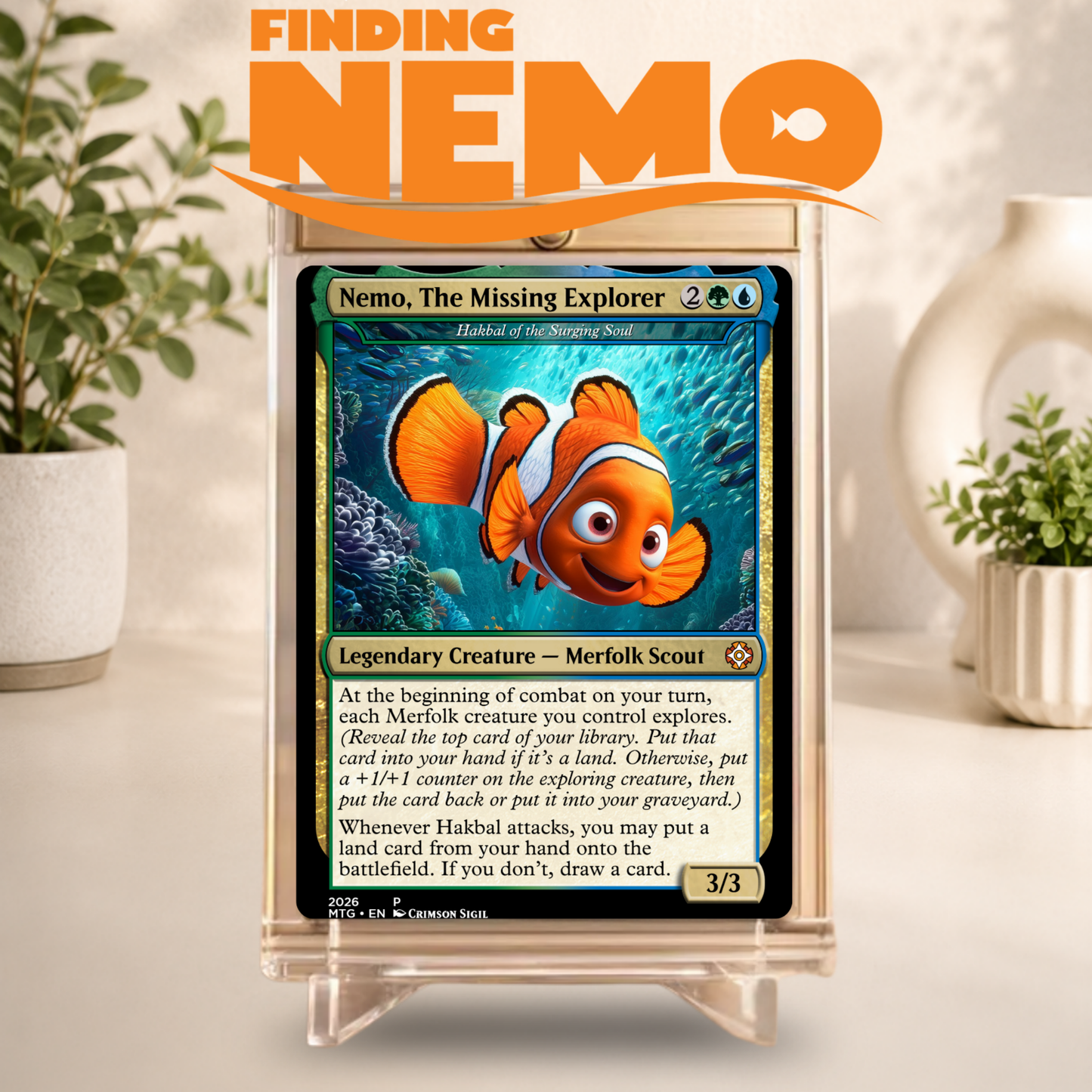 Finding Nemo MTG Proxy Commander Deck