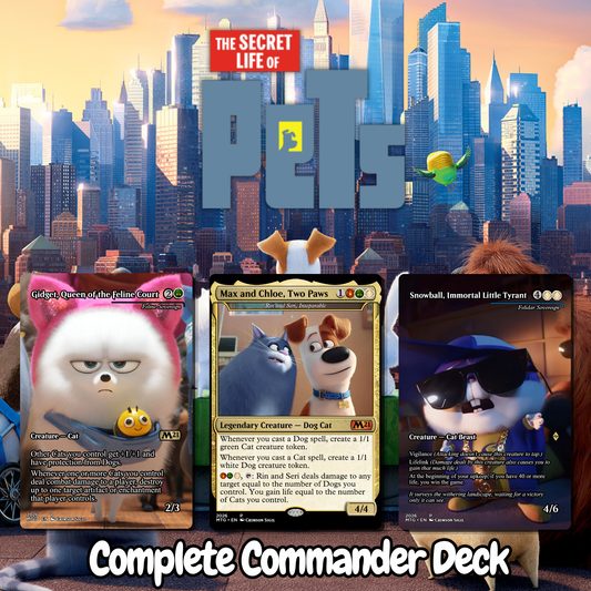 The Secret Life of Pets MTG Proxy Commander Deck