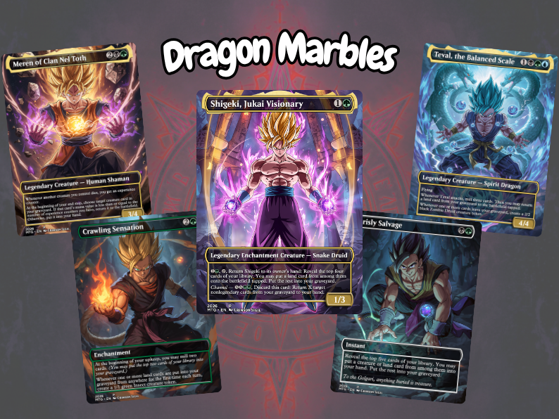 Dragon Marbels MTG Proxy Commander Deck