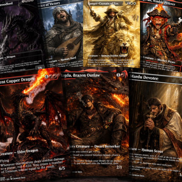 Heaven Fire Cataclysm MTG Proxy Commander Deck
